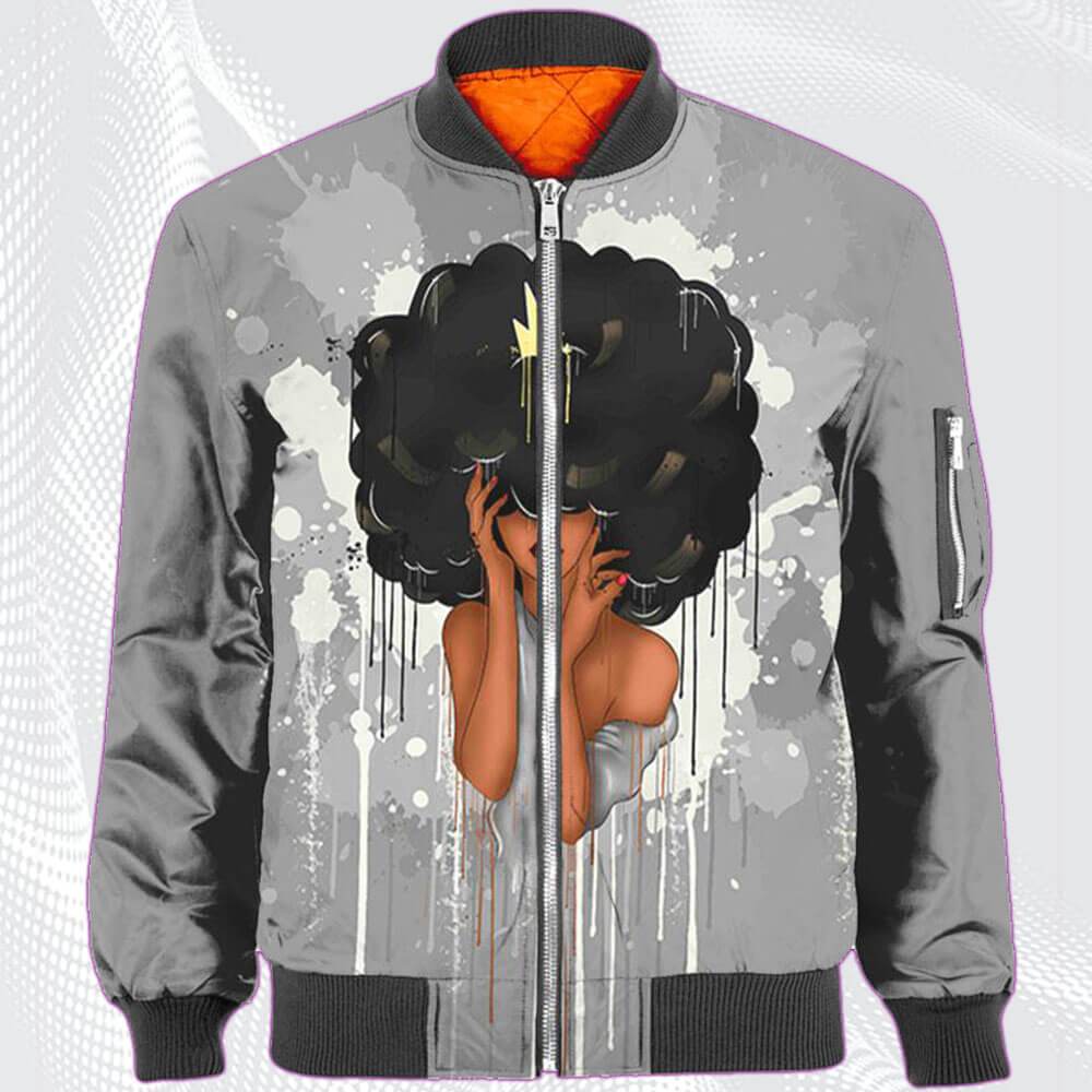 African American Hoodies Beautiful Girl With Afro Afro Queen Natural Hair Beauty All Over Print Womens Hooded Sweatshirt Melanin