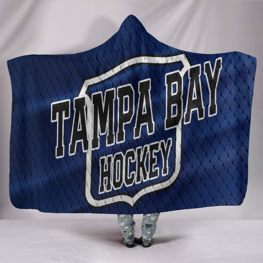 Tampa Bay Lightning Hockey Hoodie Blanket