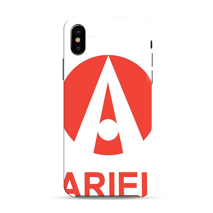 Ariel Logo iPhone X 3D Case