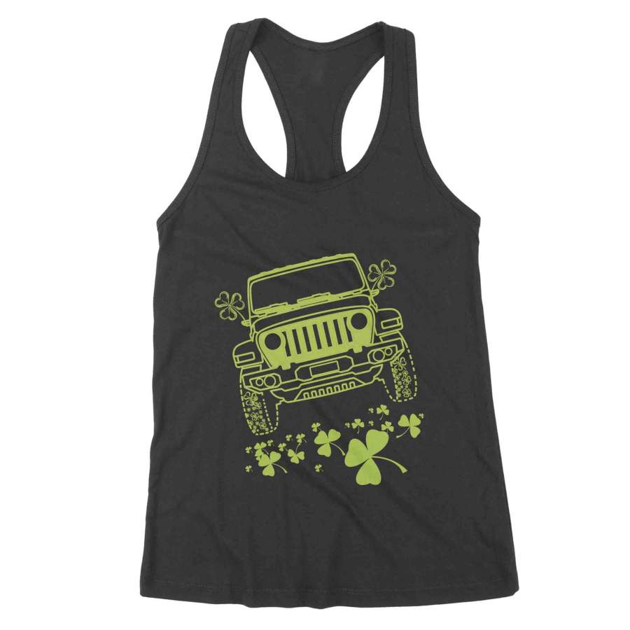 Shamrock Jeep St Patricks Day Women’S Tank Lt11