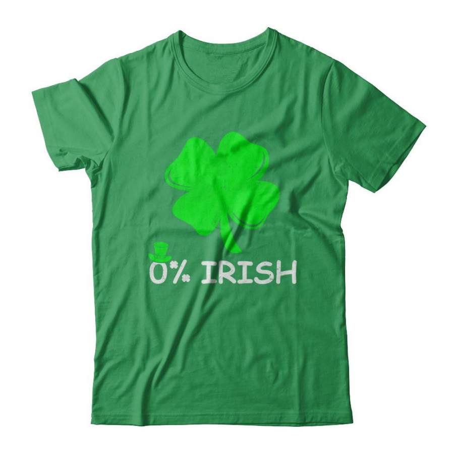 0% Irish Vintage St Patrick’s Day T-shirt