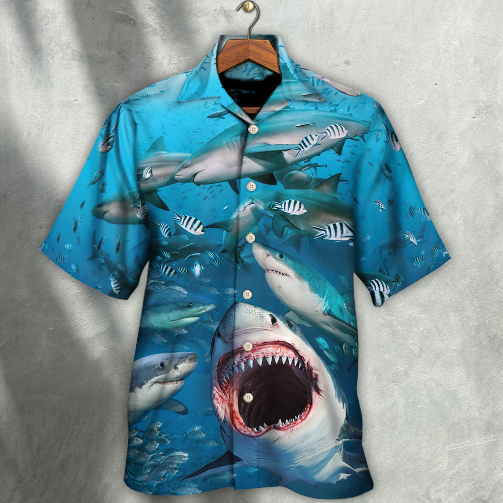 Shark That Hunt In Packs Hawaiian Shirt