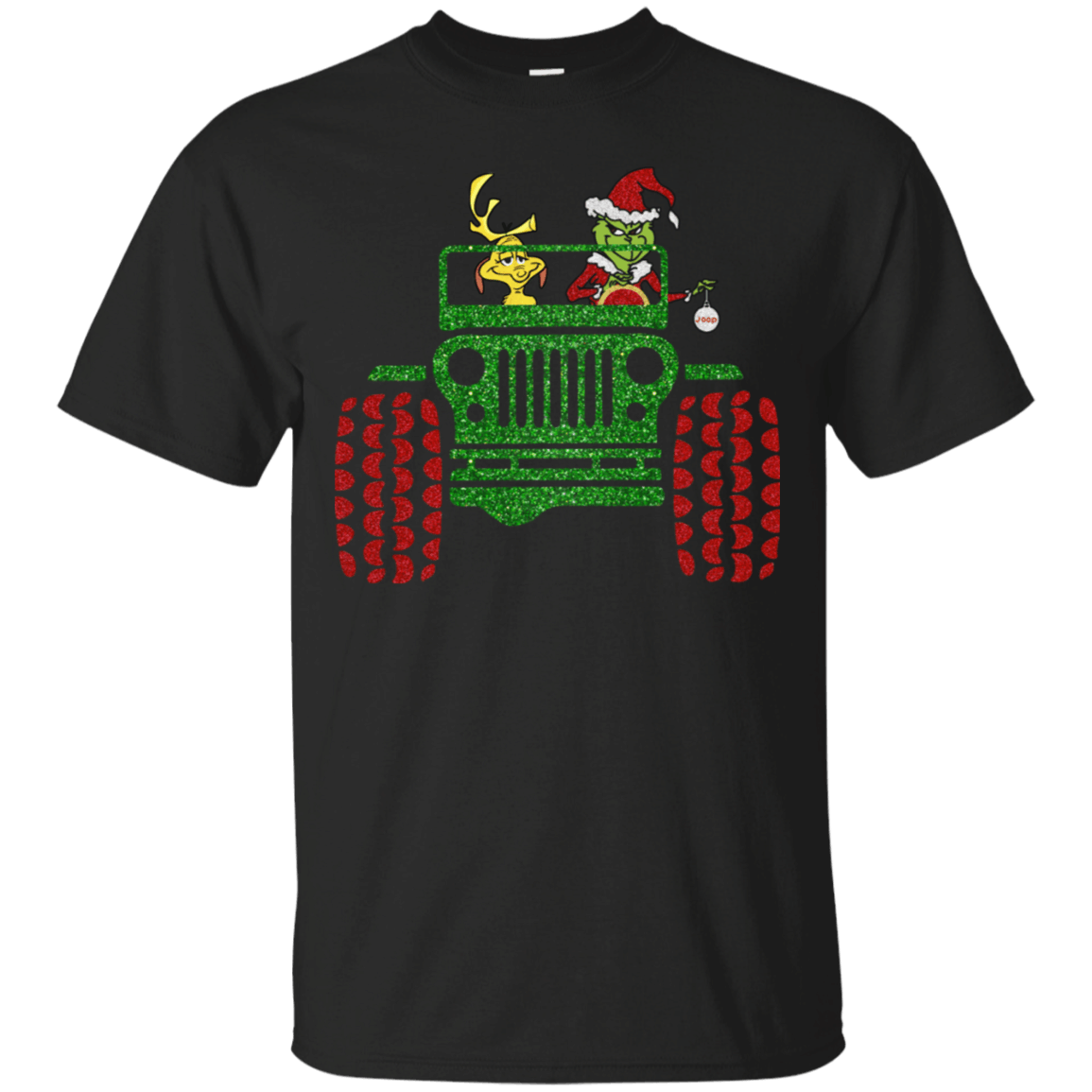 Grinch Jeep Christmas Shirt