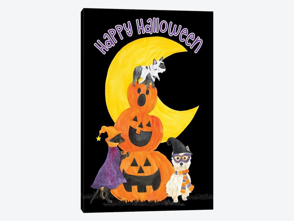 Fright Night Friends – Happy Halloween III Canvas Poster 8″x12″ 12×18″ 18″x26″ 24″x36″ 30″x45″