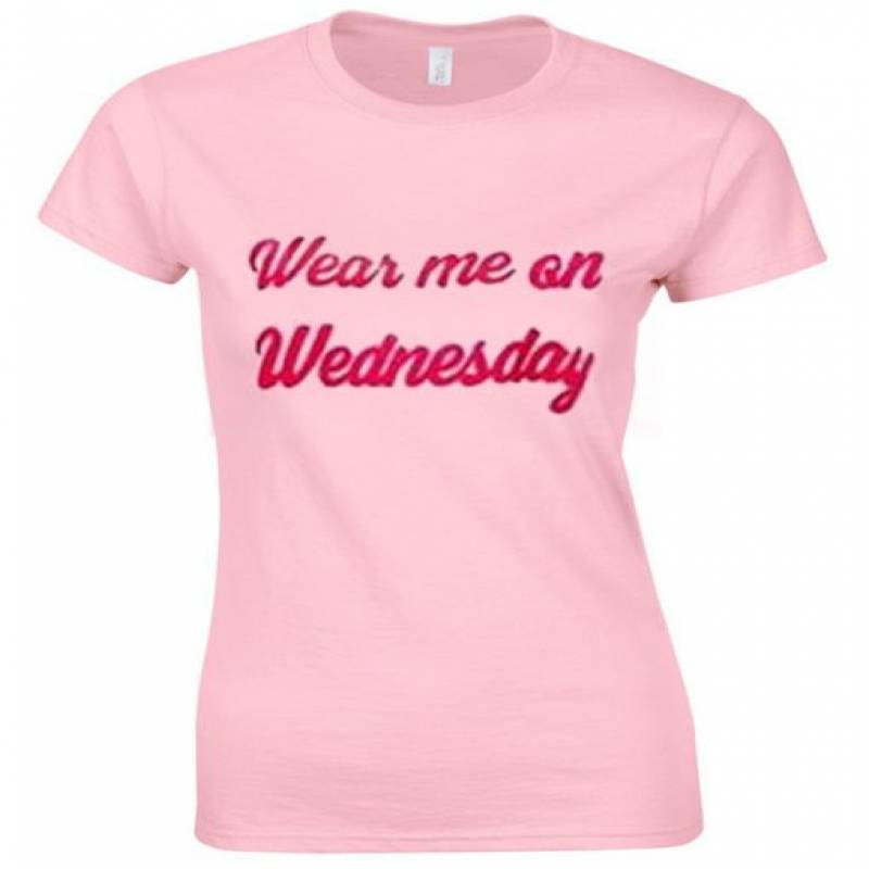 Wear Me On Wednesday Pink T-Shirt