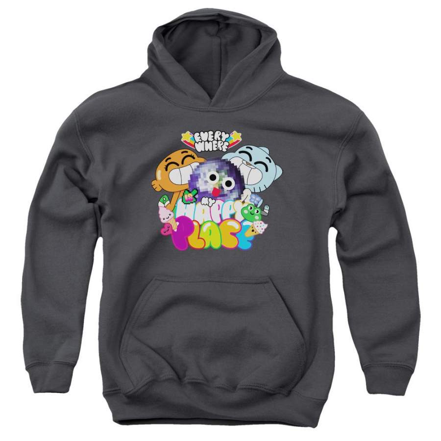 The Amazing World Of Gumball Happy Place Youth Hoodie (Ages 8-12)