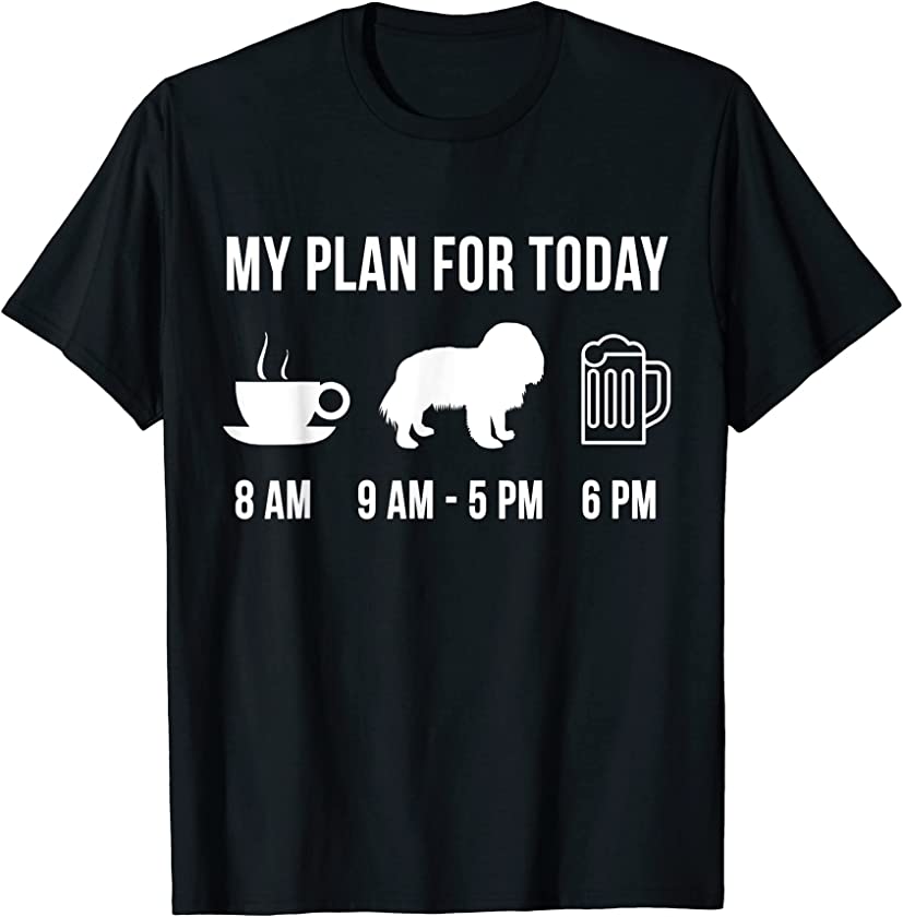 Pet Cavalier King Charles Spaniel Dog Puppy Plan For Today T-Shirt