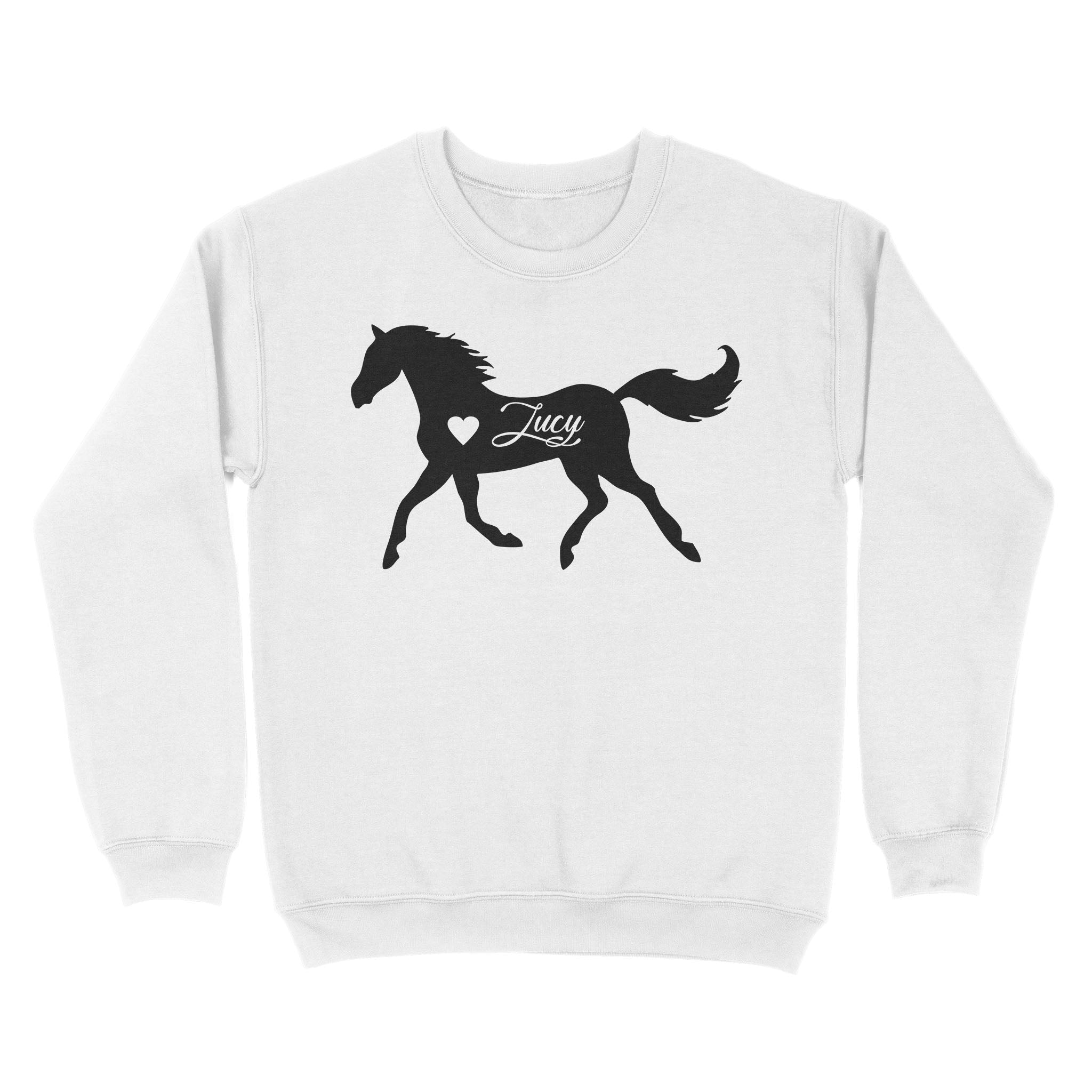 Customized Name Horse Gifts For Girls, Gift For Horse Owner, Horse Trainer Gift, Horse Lover Gift, Cowgirl, Riding Tee D06 Nqs2682 – Standard Crew Neck Sweatshirt