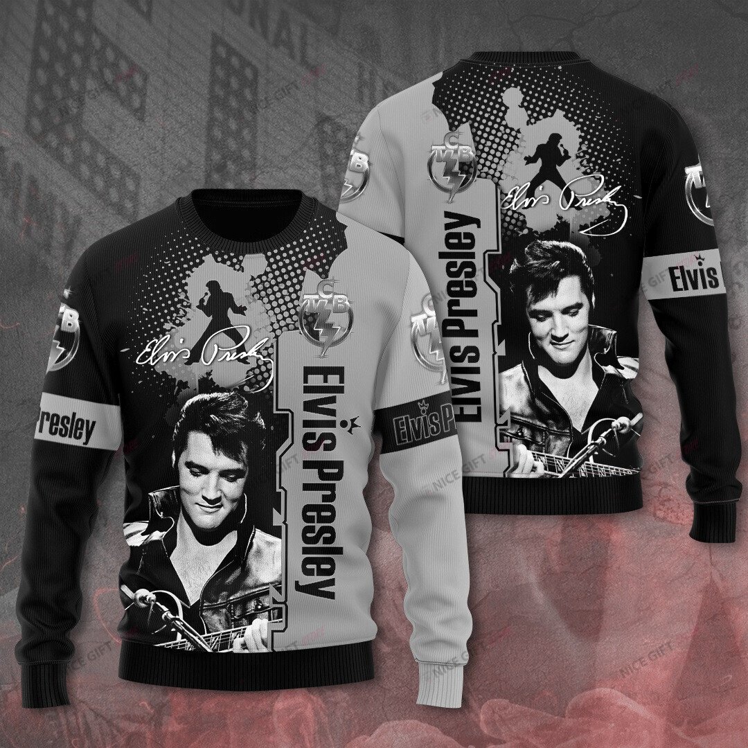 Elvis Presley Crewneck Sweatshirt 3Cs-C6A0