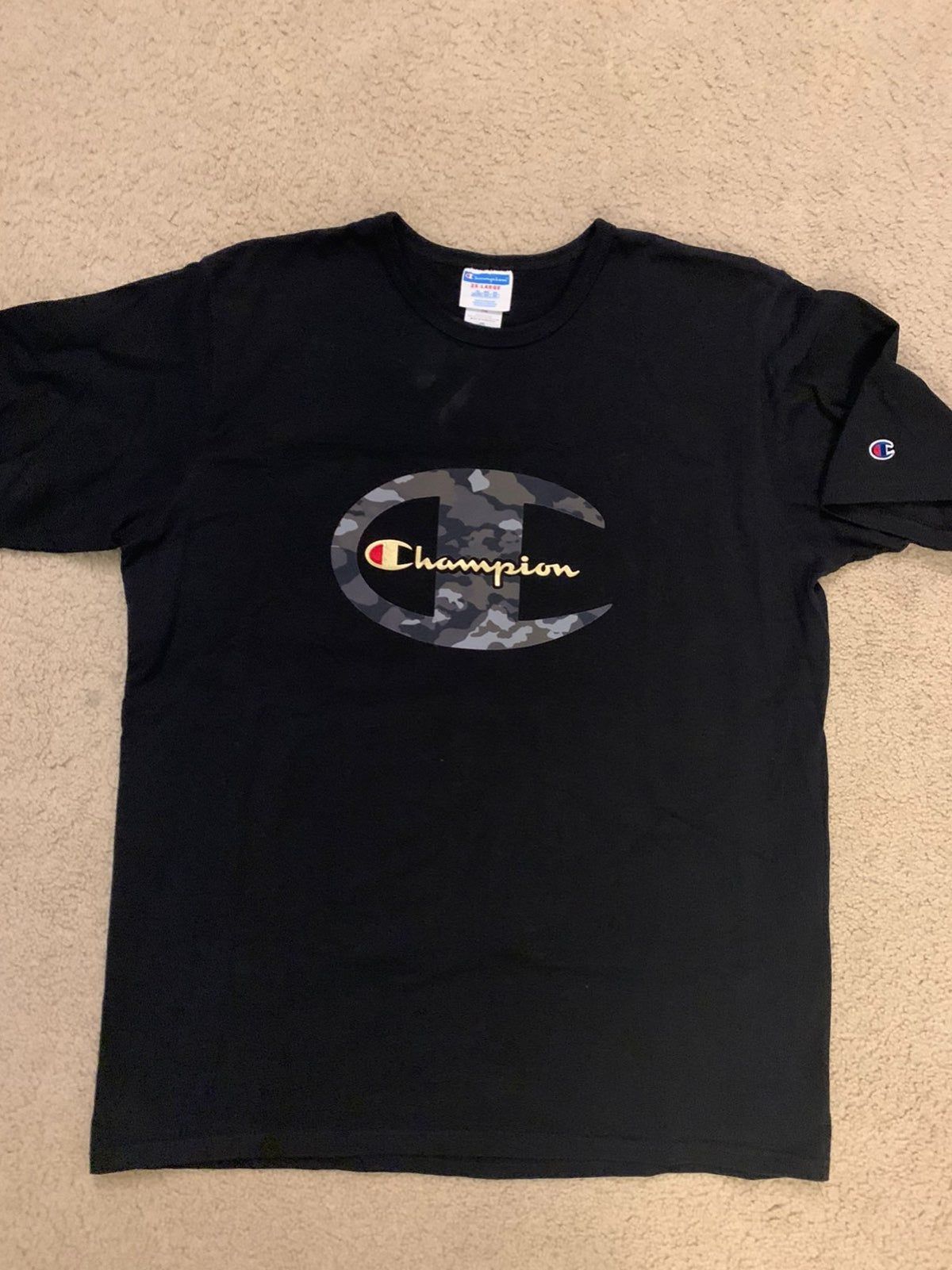 Champion Shirt X Black Camo Shirt