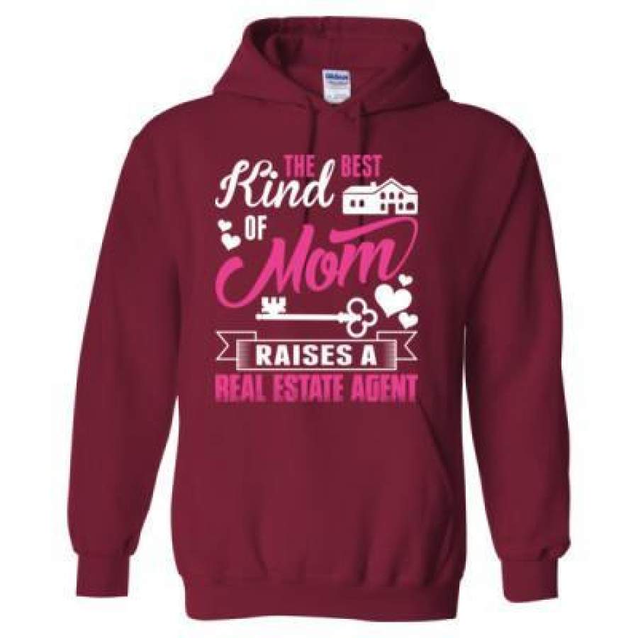 AGR The Best Kind Of Mom Raises A Real Estate Agent – Heavy Blend™ Hooded Sweatshirt