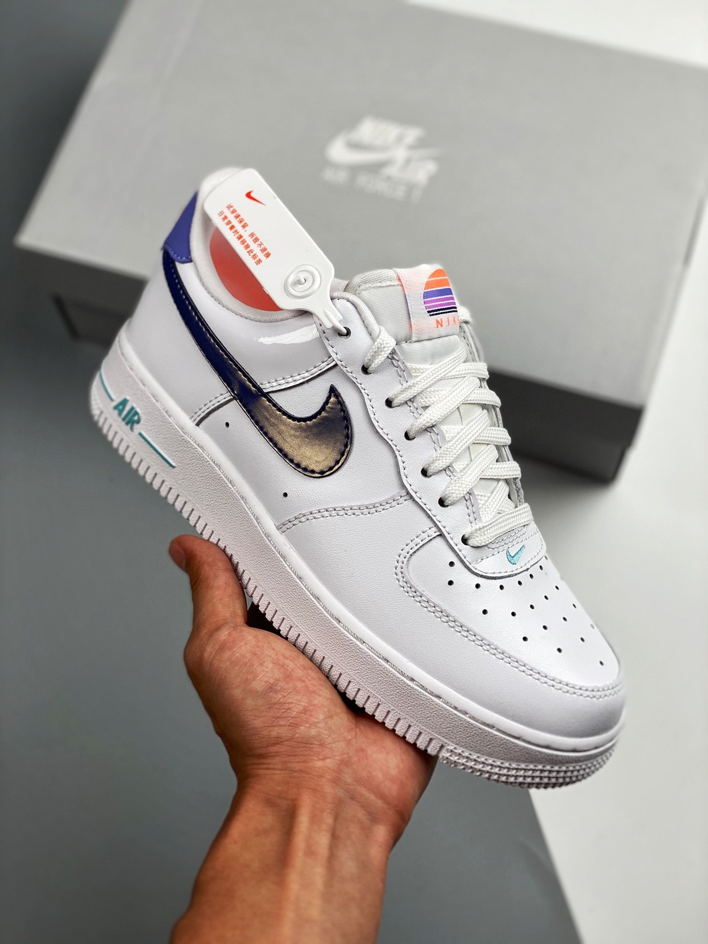 Nike Air Force 1 Low WhiteLight Thistle-Copa-Dark Purple Dust 5340177