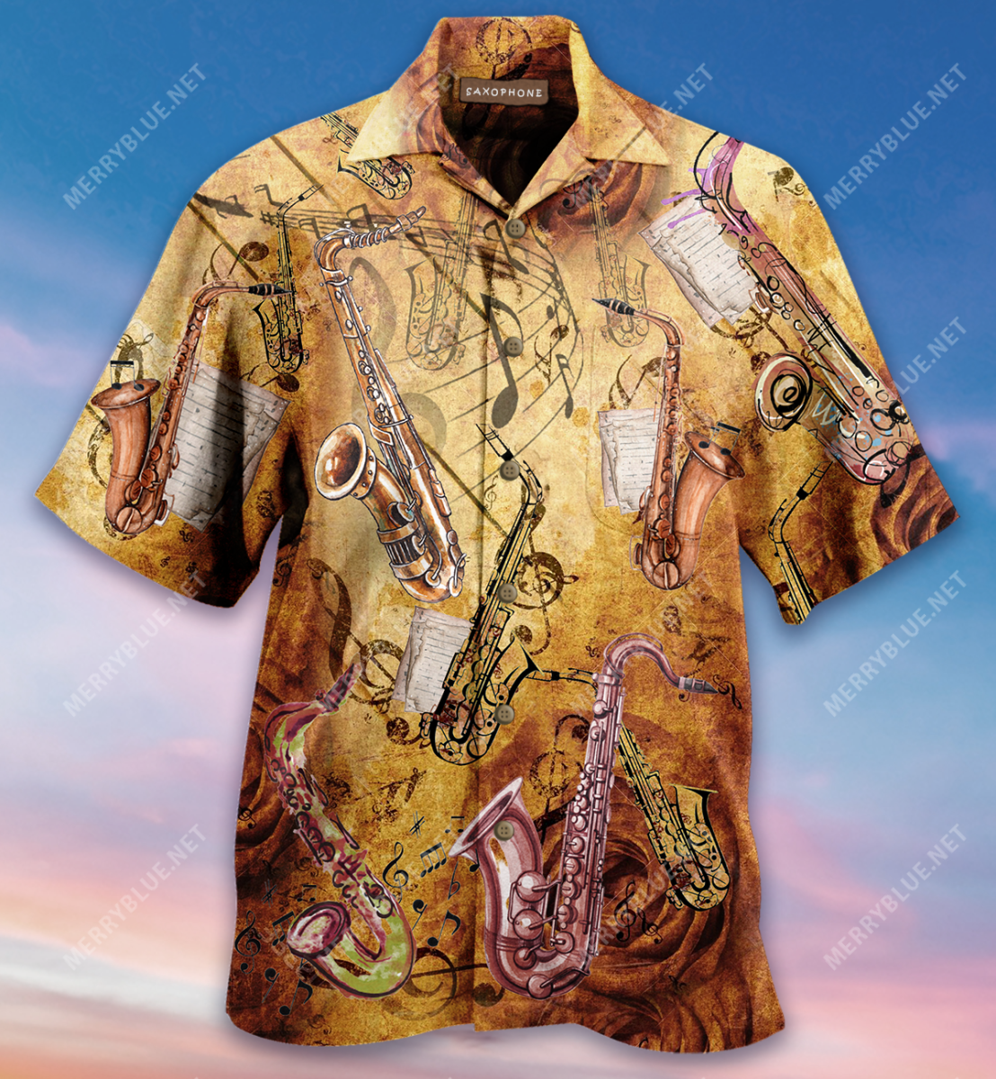 Whispers Of Saxophone Hawaii Shirt Ha96762