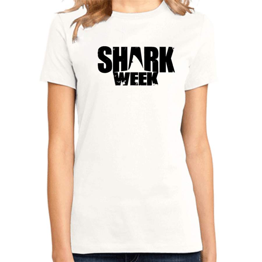 Week of The Shark New 2018 Novelty Graphic a – District Made Ladies Shirt