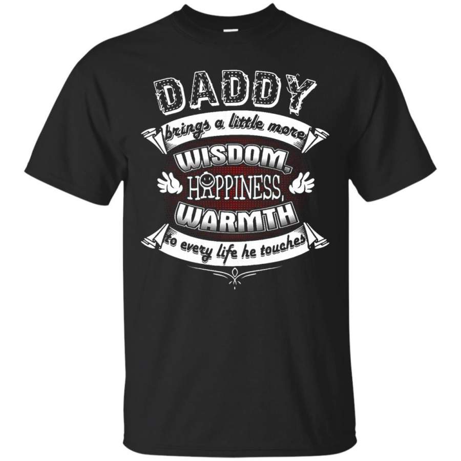 AGR Father s Day T-shirts Daddy Brings A Little More Wisdom Hoodies Sweatshirts