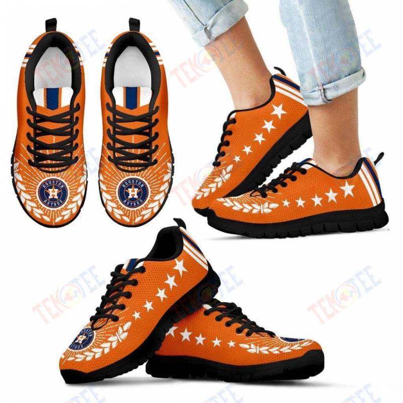 Mens Womens Houston Astros Sneakers Line Of Stars Victory Running Shoes For Men Women TDT240