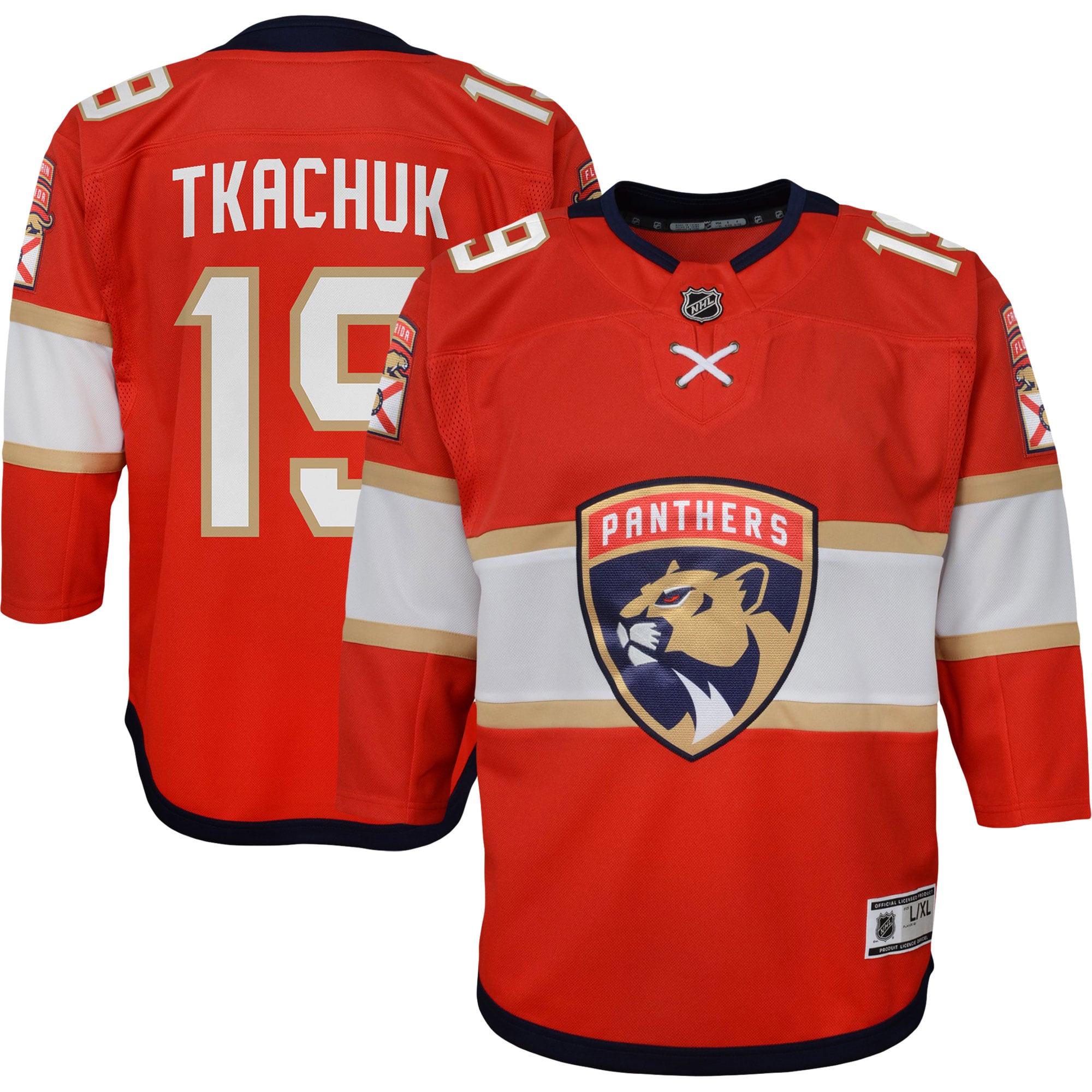 Matthew Tkachuk Florida Panthers Youth Home Replica Player Jersey – Red