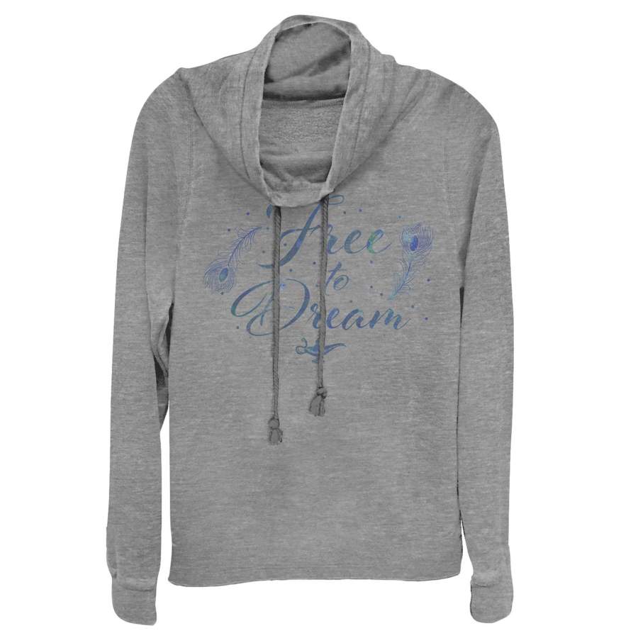 Aladdin Junior’s Free to Dream Feather Cowl Neck Sweatshirt