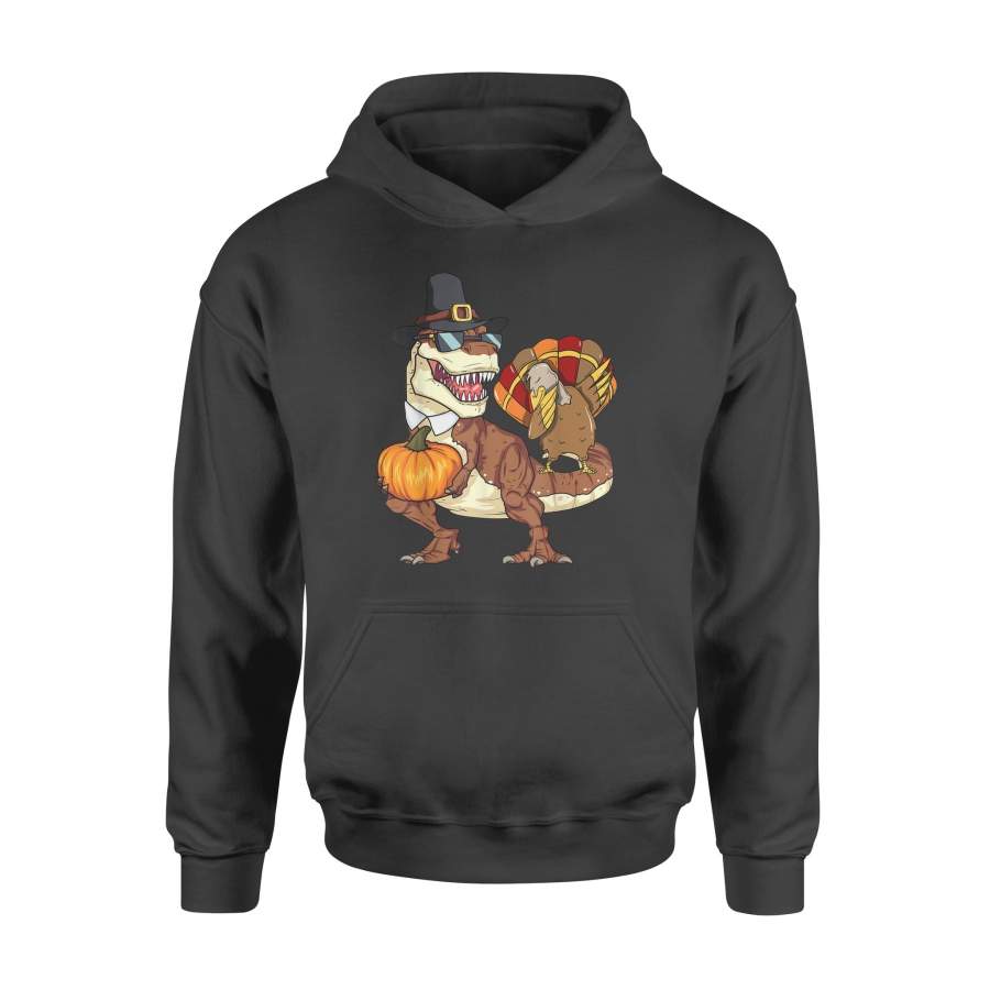 Thanksgiving T-Rex Dinosaur  Hoodie