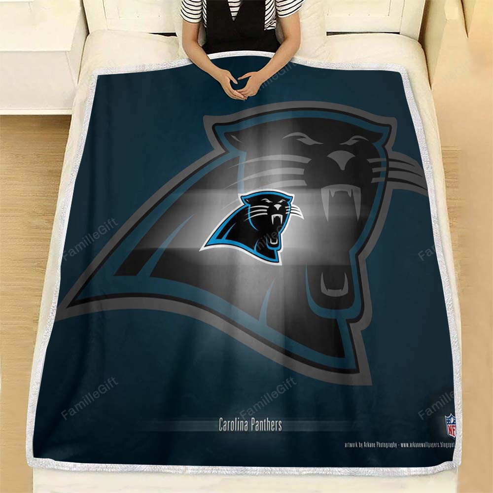 Carolina Panthers 9 Fleece Blanket – Soft Blanket, Warm Blanket