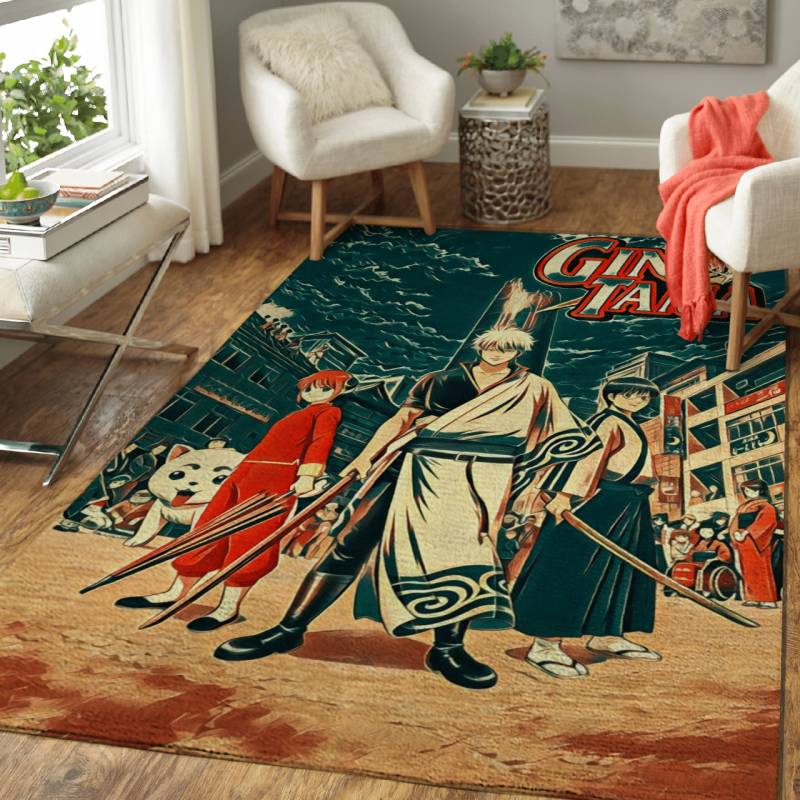 Gin Tama Anime Art Area Rug – Carpet