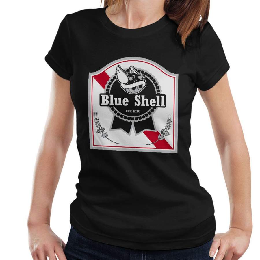 Super Mario Blue Shell Beer Women’s T-Shirt