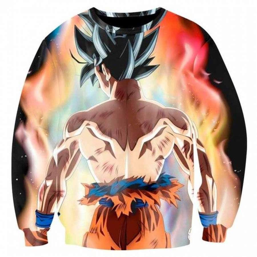 Cloudstyle Dragon Ball Super 3d Anime Sweatshirt Men Goku Ultra Instinct 3d Print Pullover Top 1003