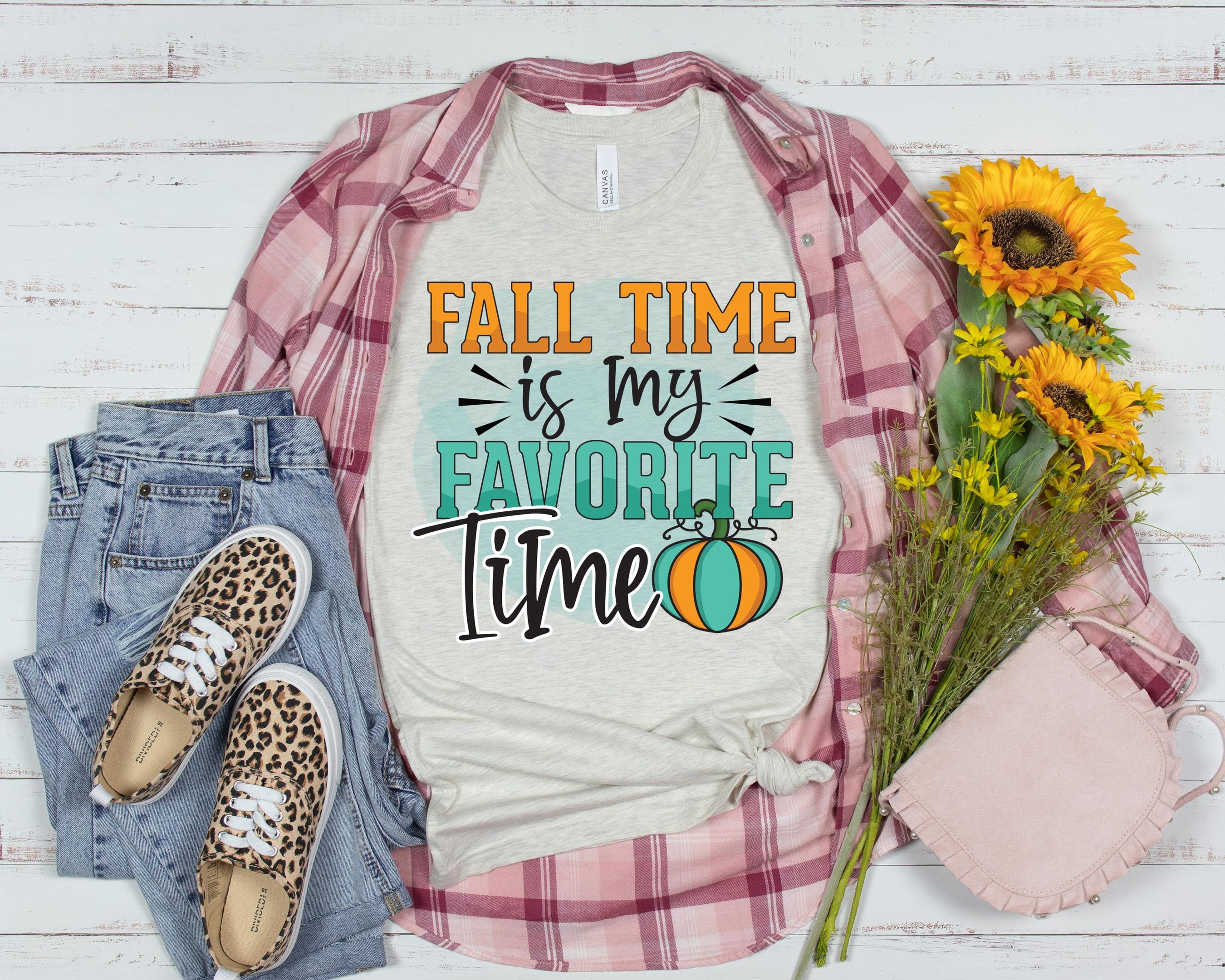 Fall Time Is My Favorite Time Shirt, Fall Season Shirt, Autumn Shirt, Happy Mid Shirt, For Autumn Shirt, Pumpkin Season Shirt