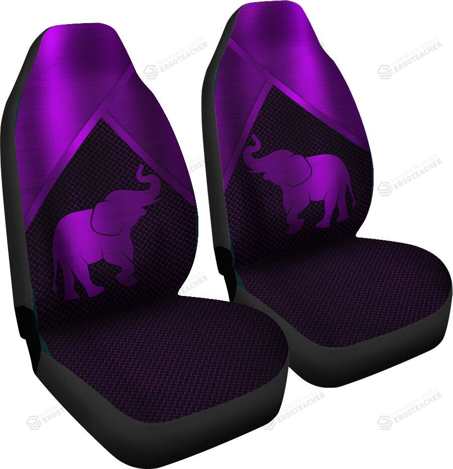 Purple Elephant Car Seat Covers