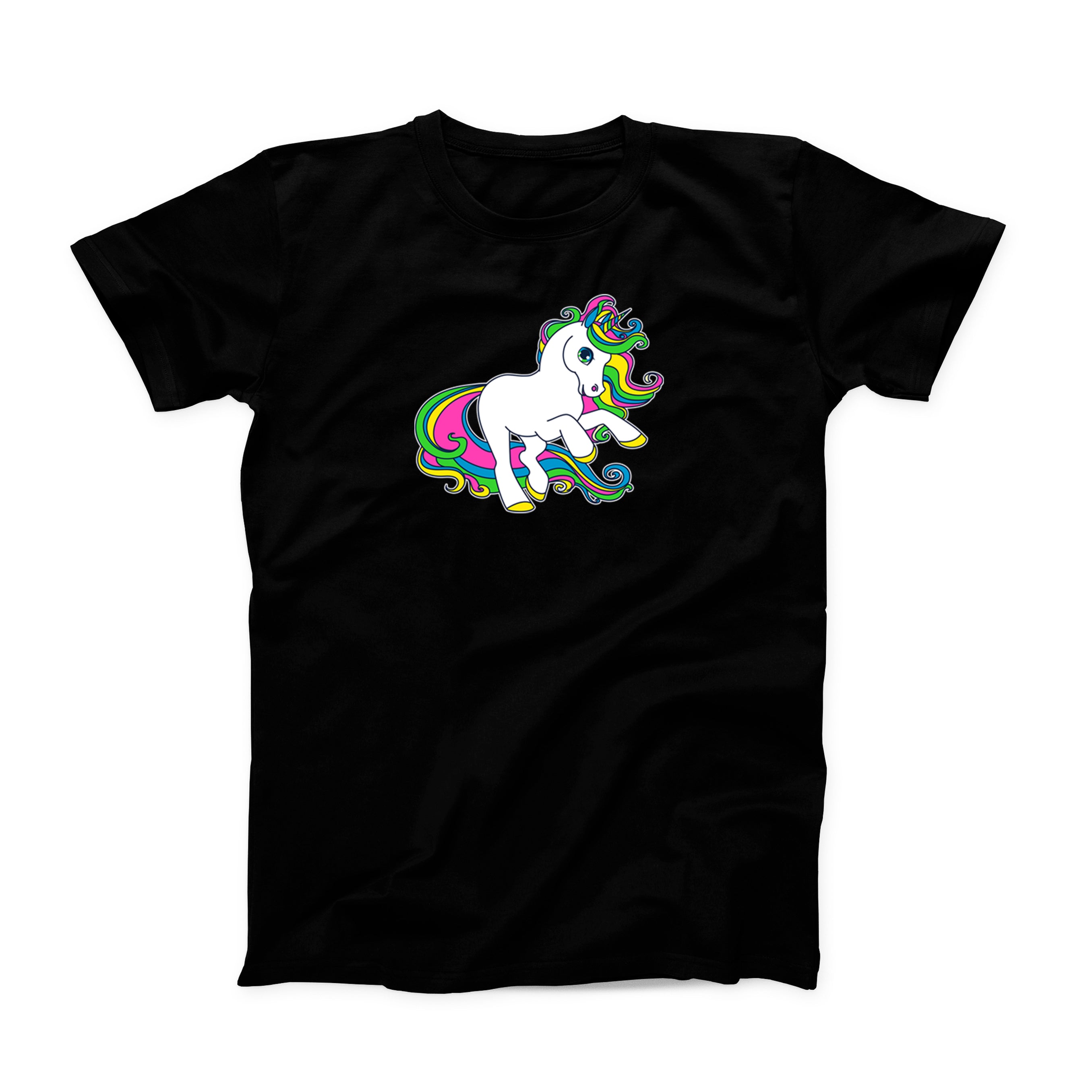 White Unicorn Rainbow Men’s T-Shirt