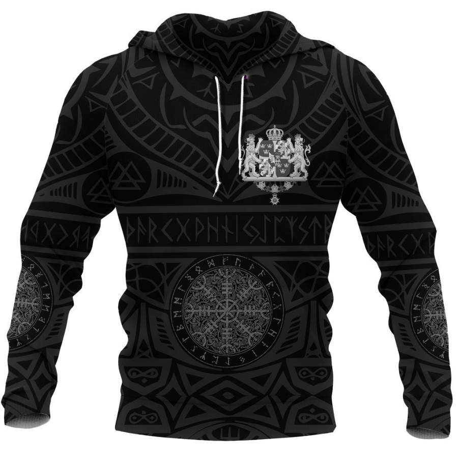 Sweden Vikings Tattoo Hoodie