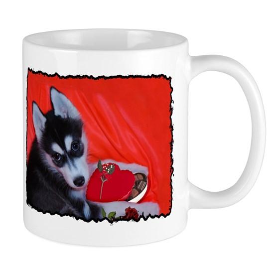 Valentine’S Husky Puppy Mug