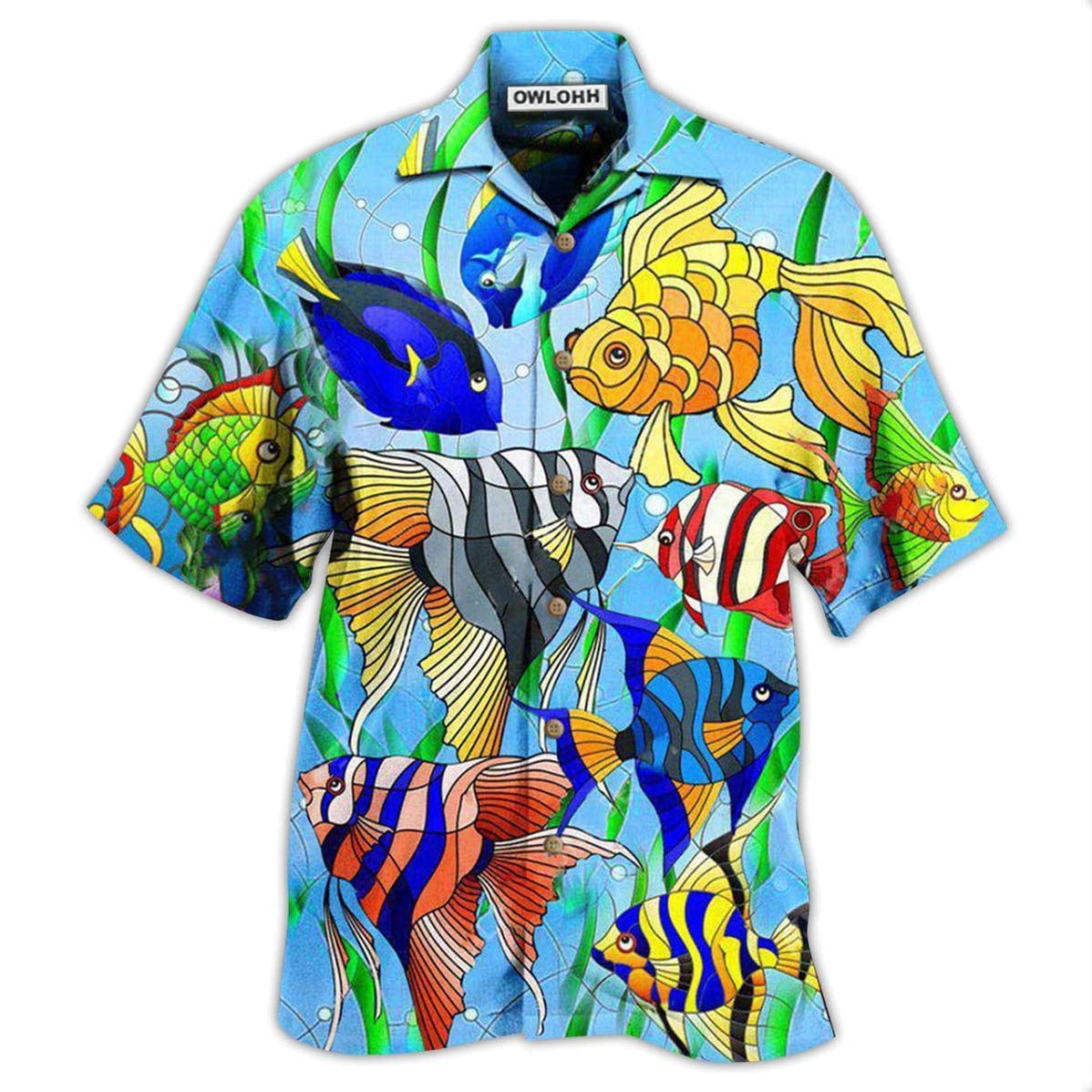 Fish Gold Bounce Hawaii Shirt Ha28510