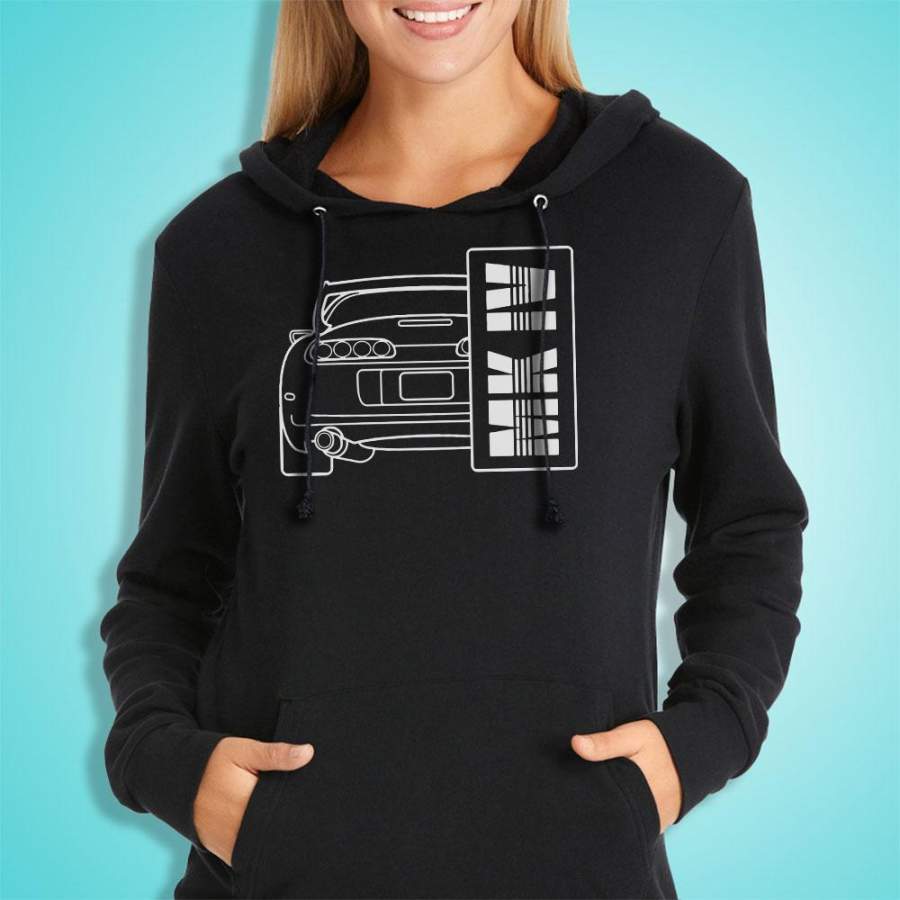 Toyota Supra Mk4 Mkiv Sports Car Icon T Shirt Women’S Hoodie