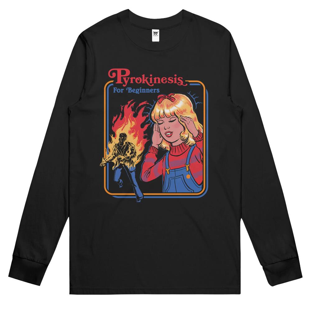 Pyrokinesis For Beginners Long Sleeve T Shirts