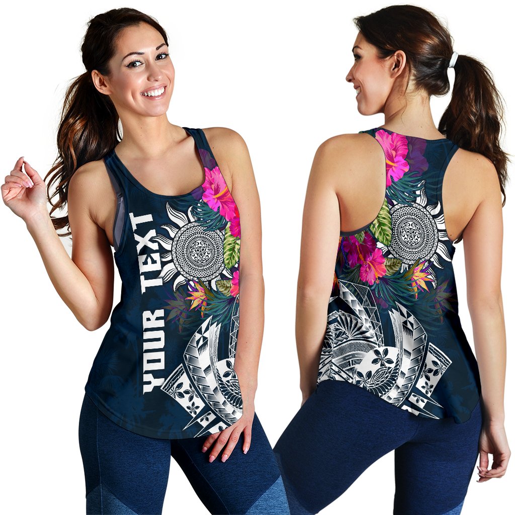 Polynesian Custom Personalised Women’s Racerback Tank – Summer Vibes – BN15