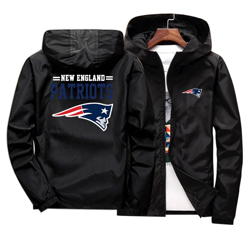 New England Patriots Men’s Full Zip Performance Fleece Hoodie