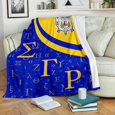 Sigma Gamma Rho Blanket – Sorority Greek Alphabet Symbols Blanket