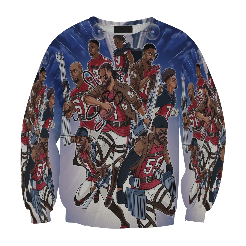 Arizona Cardinals Anm Attack On Titans Gift For Fan 3D Full Printing Sweatshirt