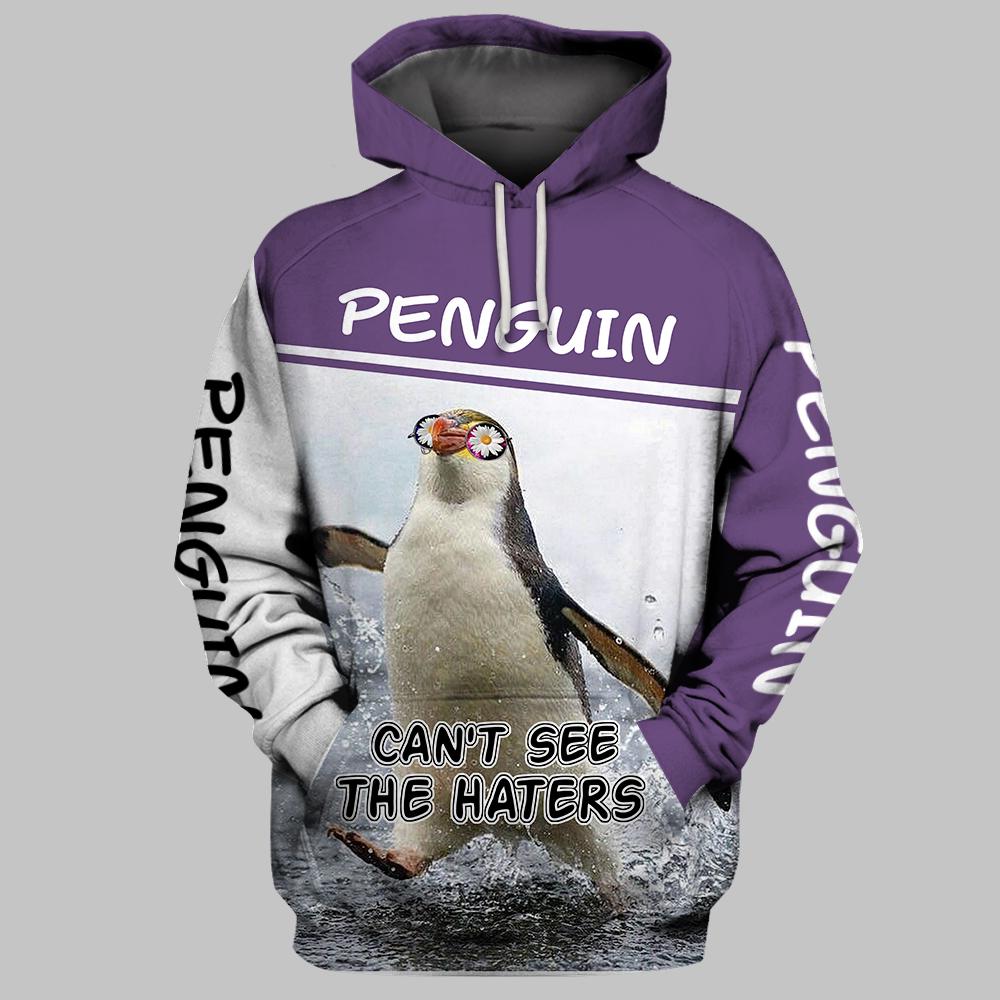 Penguin Can’T See The Haters 3D Full Printing