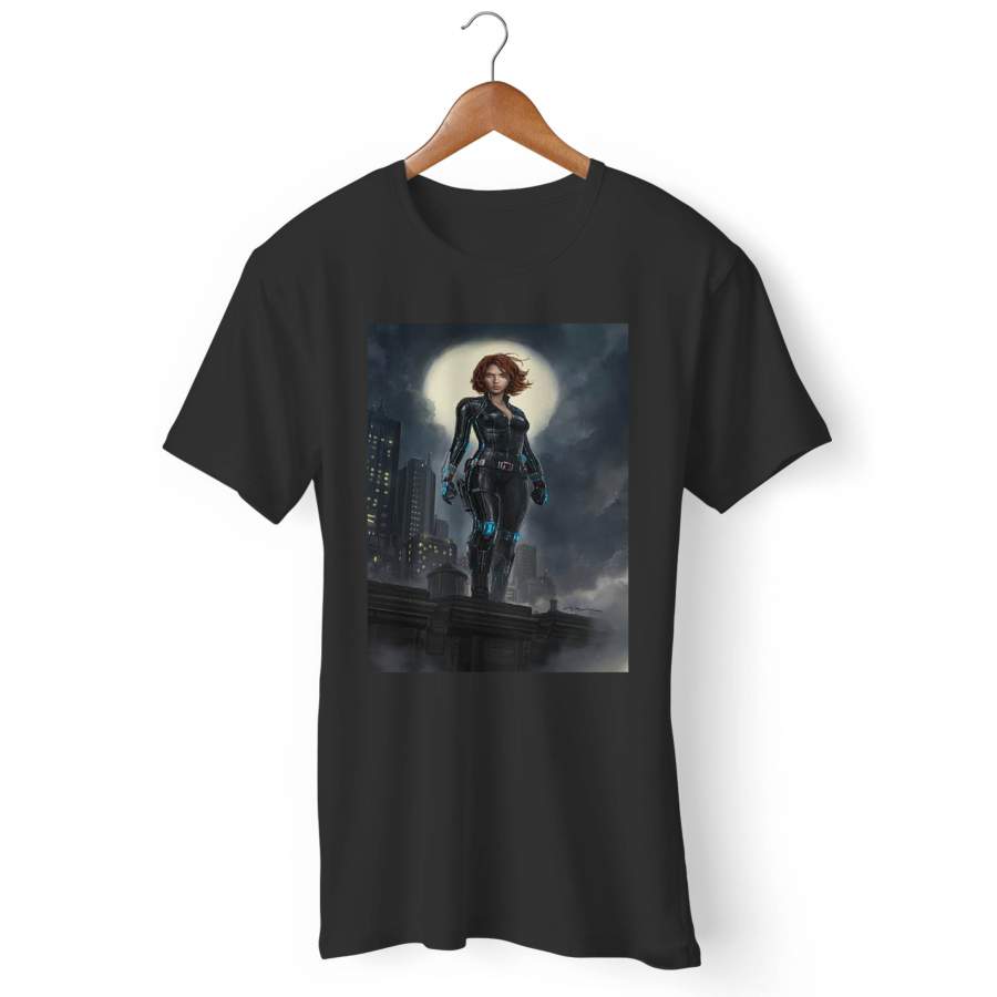 Avengers Black Widow District Man’s T-Shirt