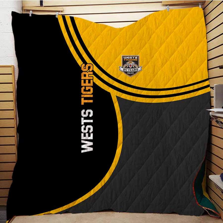 Wests Tigers Three Circles Personalized Custom 3D Full Print Blanket