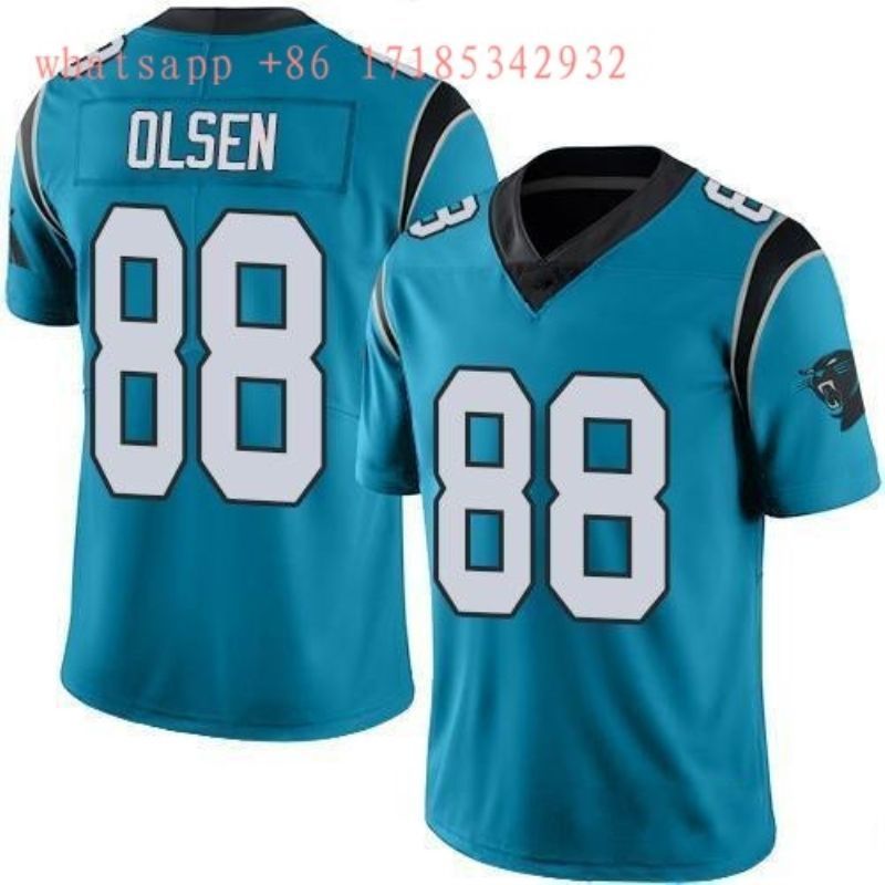 Carolina Panthers Greg Olsen #88 NFL 2020 Teal Jersey Jersey