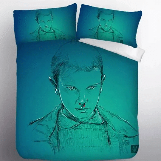 Stranger Things Eleven 10 Duvet Quilt Bedding Set