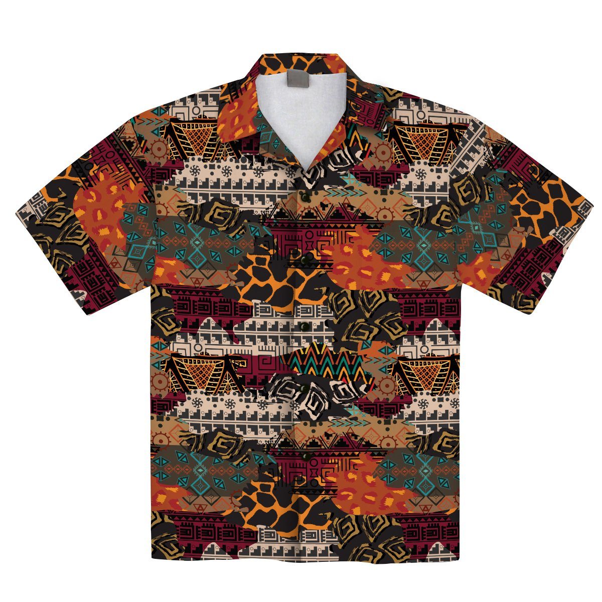 Retro Ethnic Pattern Hawaiian Shirt