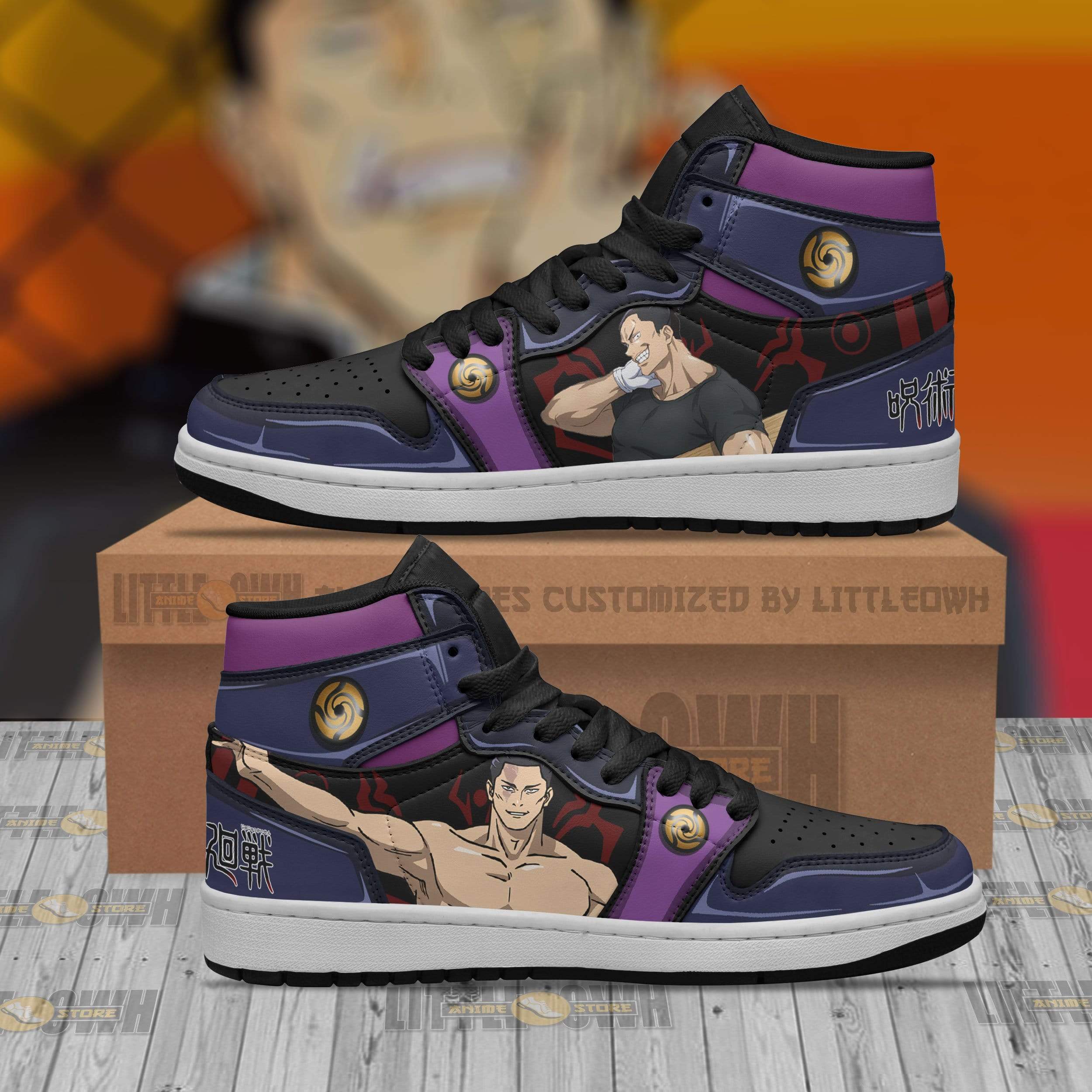 Aoi Todo Jd Sneakers Custom Jujutsu Kaisen Anime Shoes