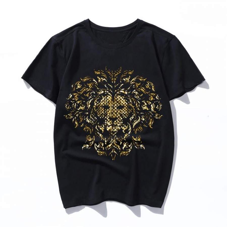 snakeskin lions head 2019 Women New Ulzzang Harajuku Fashion T Shirt Print Tshirt Men Tumblr Streetwear Summer Top