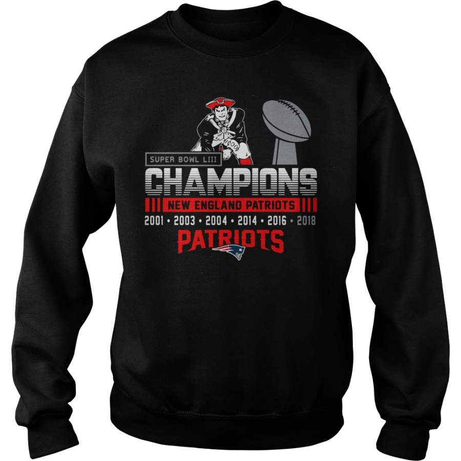 Super Bowl Champions New England Patriots Sweatshirt