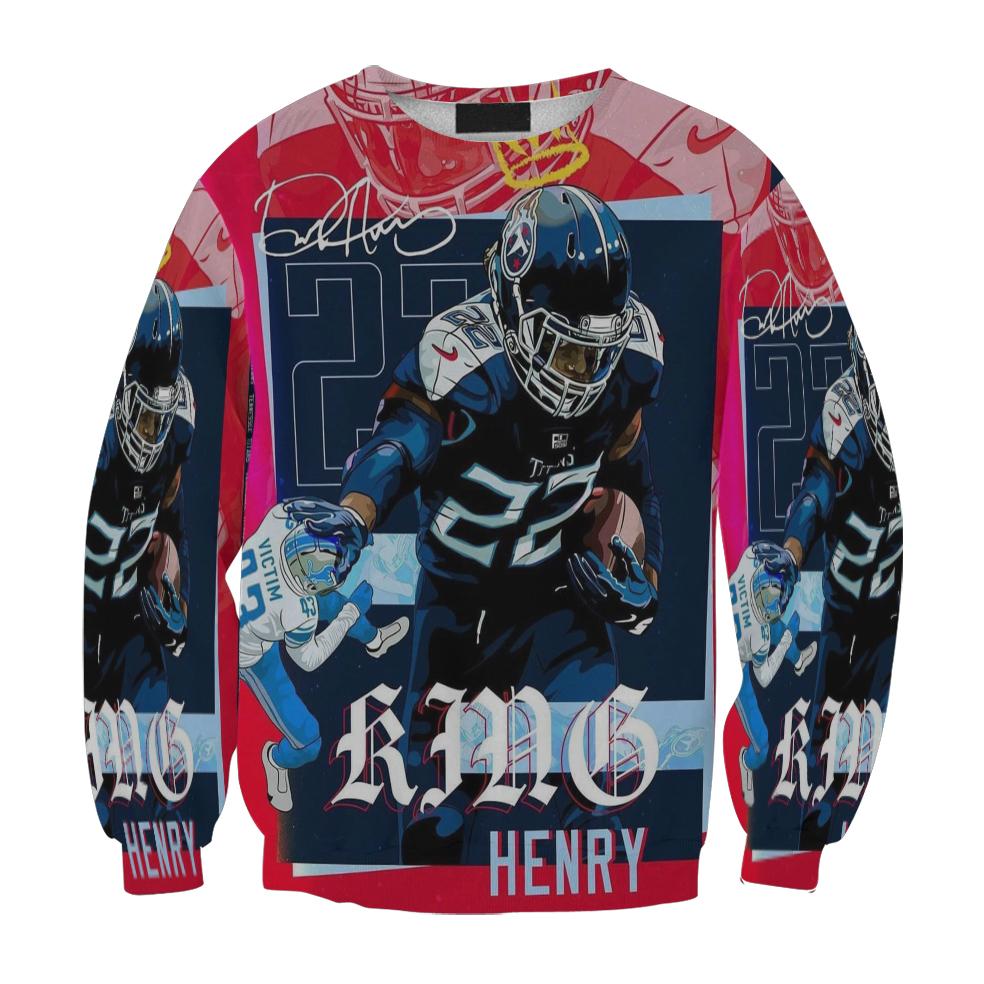 Tennessee Titans Derrick Henry2 Gift For Fan 3D Full Printing Sweatshirt