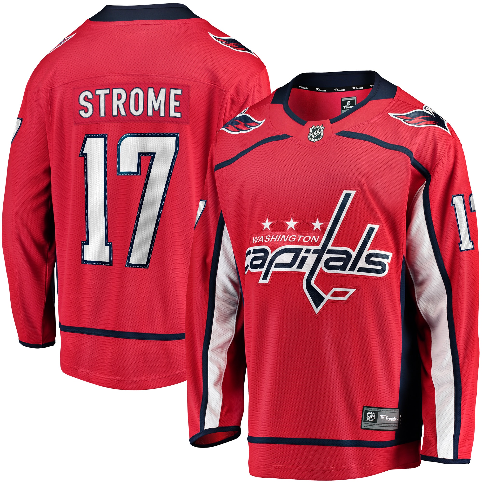 Dylan Strome Washington Capitals Branded Home Breakaway Player Jersey – Red